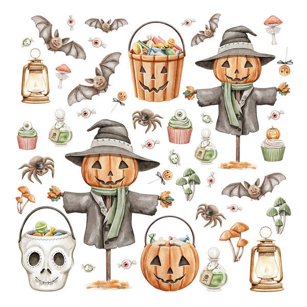 Naklejki na ścianę Halloween – dynie, czaszki, duchy